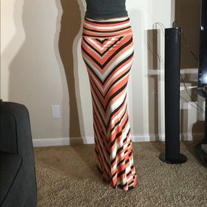 SEXY Striped Maxi Dress